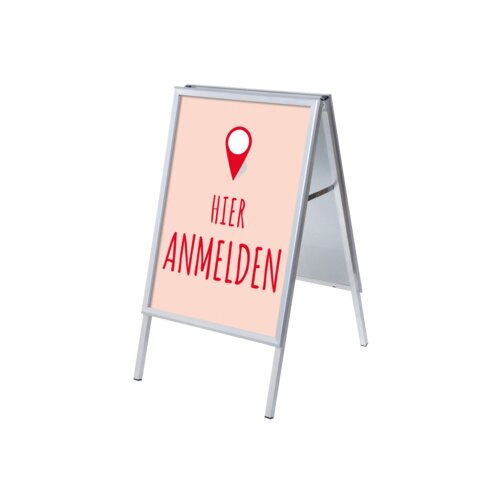 Showdown® Displays Kundenstopper DIN A1 Hier Anmelden