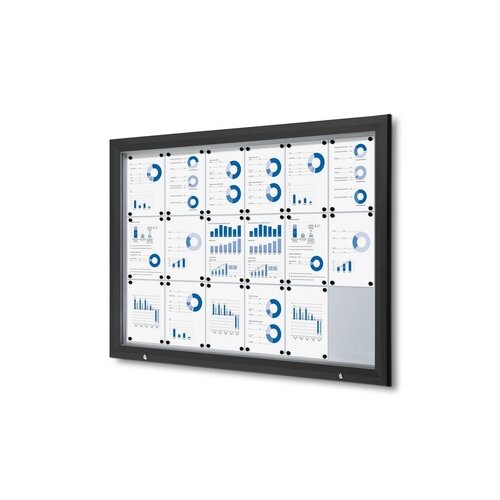 Showdown® Displays Schaukasten Outdoor 18 x DIN A4
