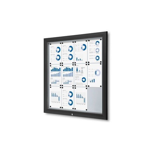 Showdown® Displays Schaukasten Outdoor 12 x DIN A4