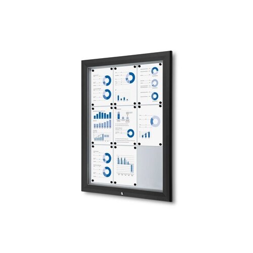 Showdown® Displays Schaukasten Outdoor 9 x DIN A4