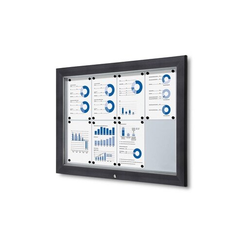 Showdown® Displays Schaukasten Outdoor 8 x DIN A4
