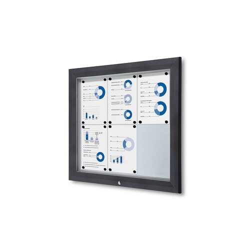 Showdown® Displays Schaukasten Outdoor 6 x DIN A4