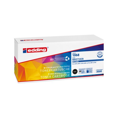 edding Toner Kompatibel mit Brother TN-2420 schwarz