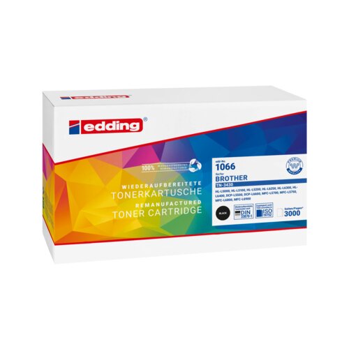 edding Toner schwarz Kompatibel mit Brother TN-3430