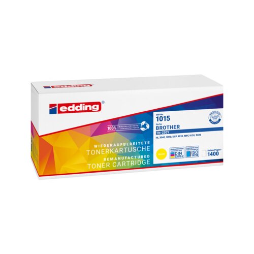 edding Toner Kompatibel mit Brother TN-230Y gelb