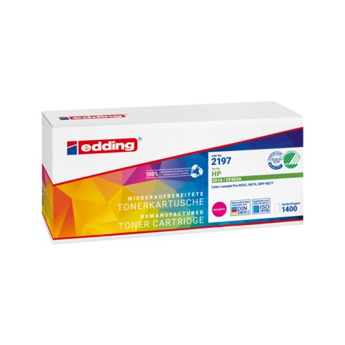 edding Toner Kompatibel mit HP 201A magenta