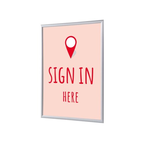 Showdown® Displays Bilderwechselrahmen DIN A1 Sign in here