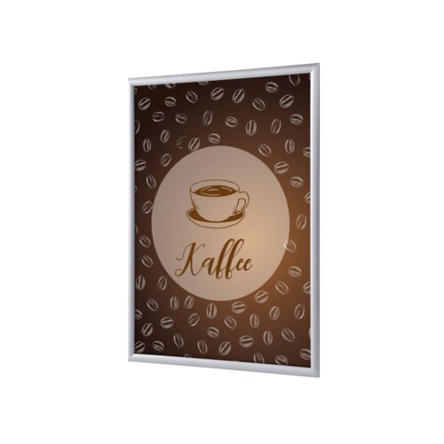 Showdown® Displays Bilderwechselrahmen DIN A4 Kaffee