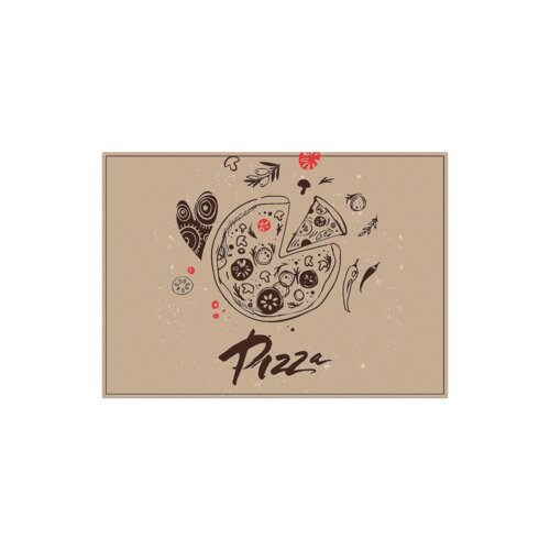 Showdown® Displays Tischset 45 x 32 cm (B x L) Pizza Abstrakt