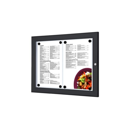 Showdown® Displays Schaukasten Outdoor 2 x DIN A4