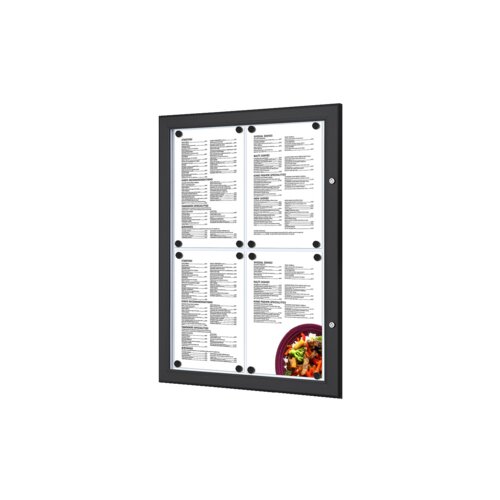Showdown® Displays Schaukasten Outdoor 4 x DIN A4