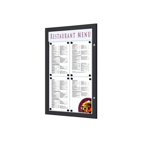 Showdown® Displays Schaukasten Outdoor 4 x DIN A4