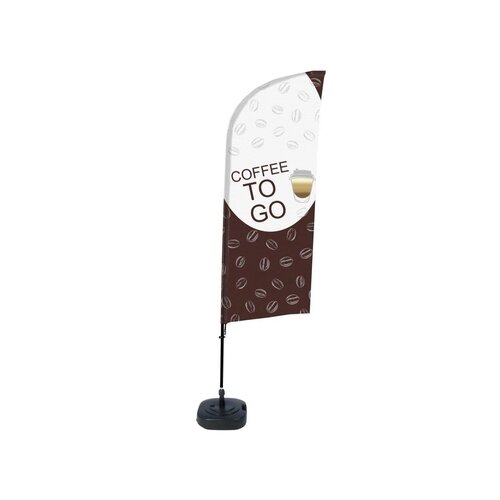 Showdown® Displays Werbesegel COFFEE TO GO