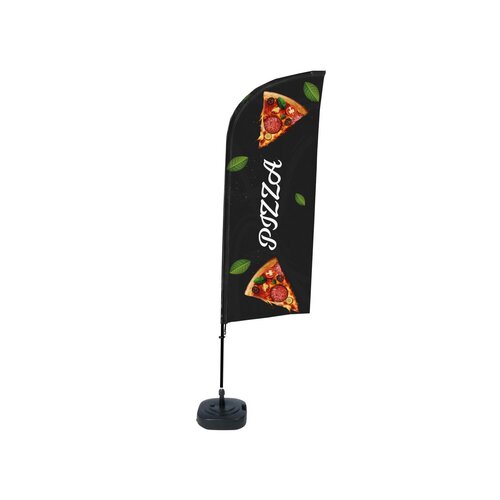 Showdown® Displays Werbesegel Pizza