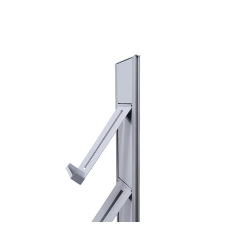 Showdown® Displays Prospektständer Design DIN A4 silber/alu