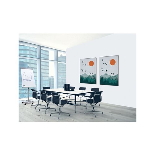 Showdown® Displays Dekobild 40 x 40 cm (B x H) Sonne und Vögel
