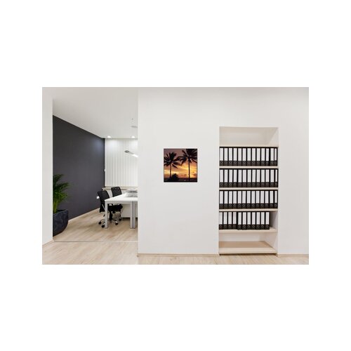 Showdown® Displays Dekobild 40 x 40 cm (B x H) Palmen Sonnenuntergang