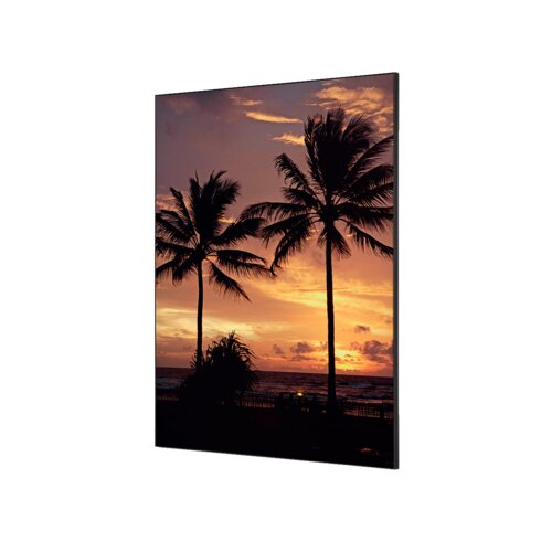 Showdown® Displays Dekobild 84,1 x 59,4 cm (B x H) Palmen Sonnenuntergang