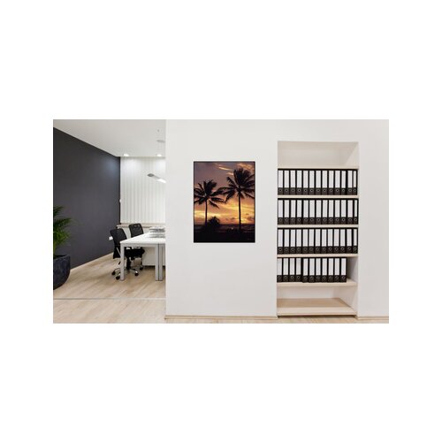 Showdown® Displays Dekobild 84,1 x 59,4 cm (B x H) Palmen Sonnenuntergang
