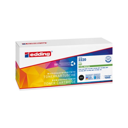 edding Toner Kompatibel mit HP 117A schwarz
