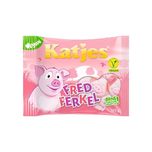 Katjes Fruchtgummi Fred Ferkel 175 g/Pack.