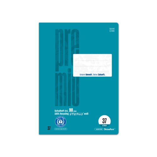 Staufen Schulheft Premio Lineatur 37 16 Bl.