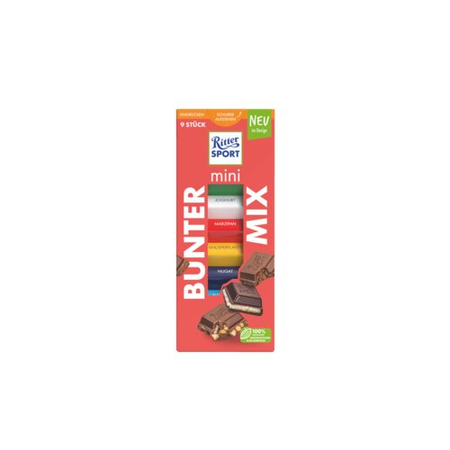 Ritter Sport Schokolade Mini Bunter Mix 150 g/Pack.