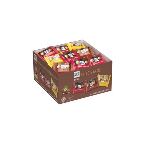 Ritter Sport Schokolade Mini Nuss Mix 1.100 g/Pack.