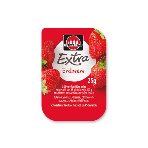 Schwartau Brotaufstrich Konfitüre Extra Erdbeer