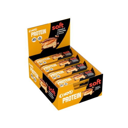 Corny Proteinriegel soft Peanut Caramel 12 x 45 g/Pack.