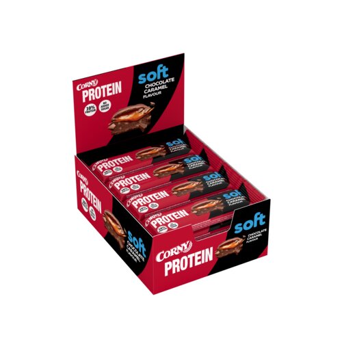 Corny Proteinriegel soft Chocolate Caramel 12 x 45 g/Pack.