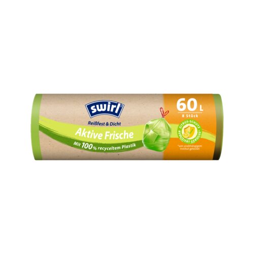 Swirl Müllbeutel Aktive-Frische Zitrone 60 l