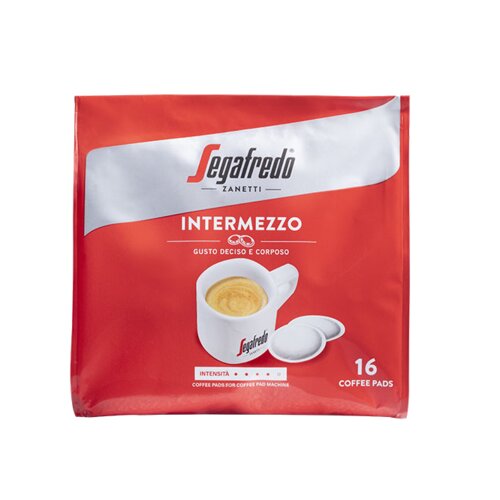 Segafredo Zanetti Kaffeepads Intermezzo 16 x 7 g/Pack.