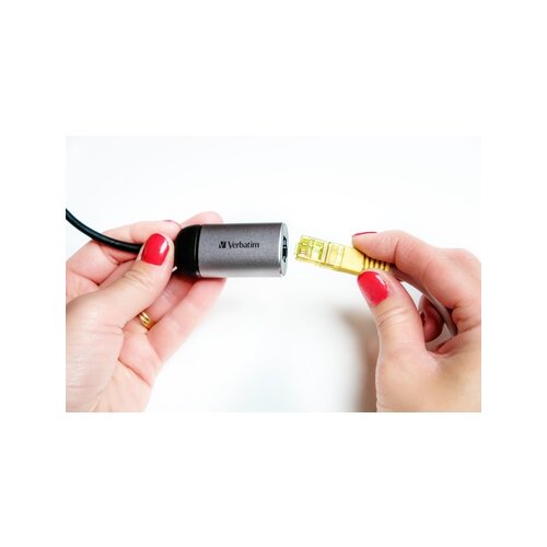 Verbatim Adapter USB-C-Stecker/LAN-Buchse