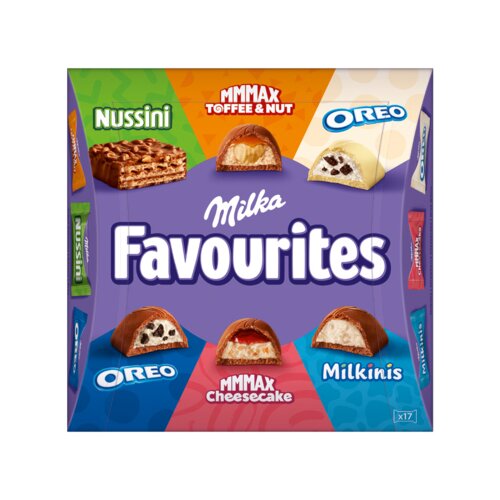 Milka Schokolade Favourites 158 g/Pack.