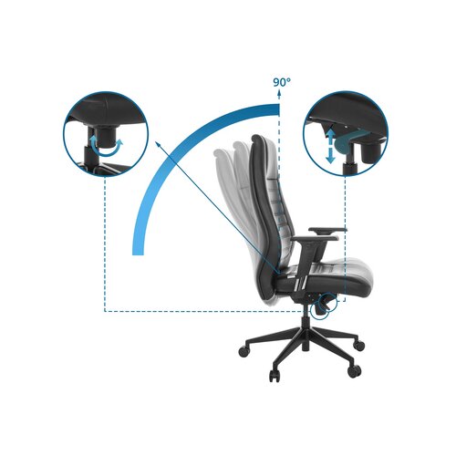 hjh OFFICE Chefsessel VITORO B