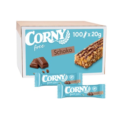 Corny Müsliriegel free 100 x 20 g/Pack.