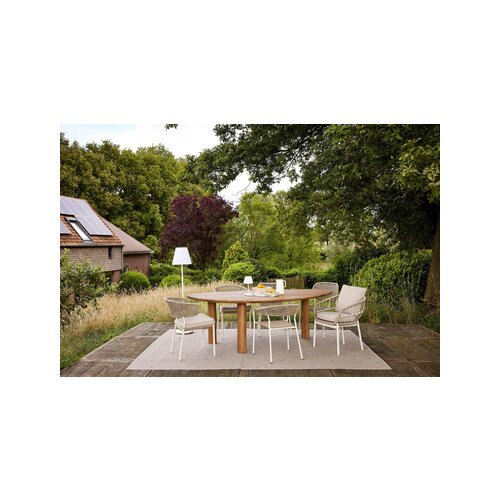 BEST Gartentisch Pebble 132 x 76 x 240 cm (B x H x T)