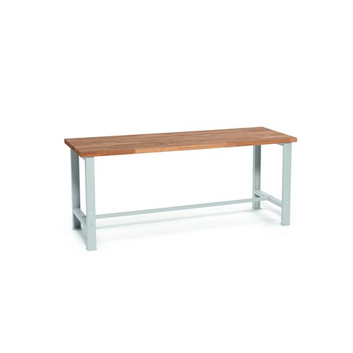 Werkbank WS PROFI SYSTEM 2.000 x 840 x 700 mm (B x H x T) 40 mm Buche, massiv