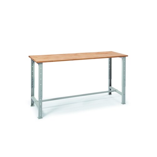 Werkbank DS PROFI SYSTEM 2.000 x 710-1.060 x 700 mm (B x H x T) 27 mm Buche, massiv