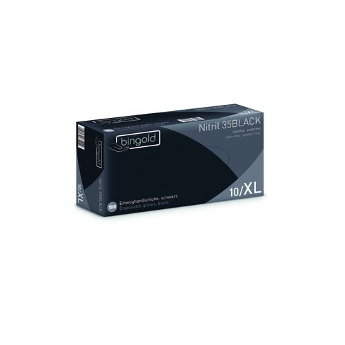 BINGOLD Einweghandschuhe Nitril 35BLACK