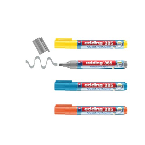edding Flipchartmarker 385 effect 4 St./Pack.