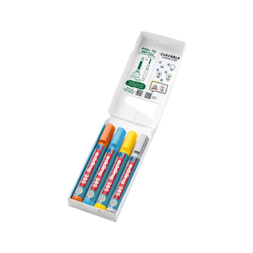 edding Flipchartmarker 385 effect 4 St./Pack.