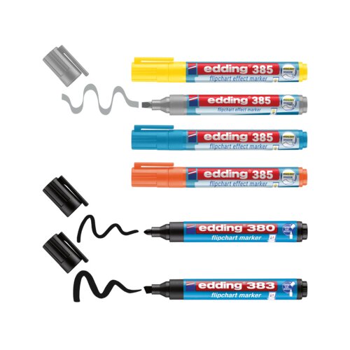 edding Schreibgeräteset Highlighting & Shading Set 6 St./Pack.