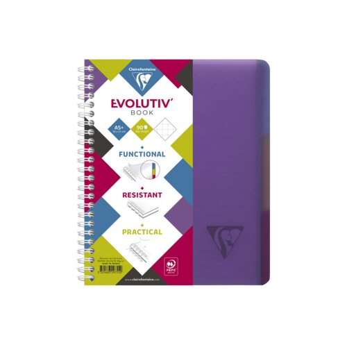 Clairefontaine Collegeblock Evolutiv'Book DIN A5+