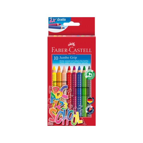 Faber-Castell Buntstift Jumbo GRIP 10 St./Pack.