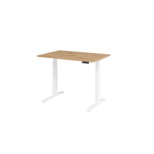 Hammerbacher Schreibtisch Basic 1.200 x 640 x 1.290 x 800 mm (B x H x T) asteiche