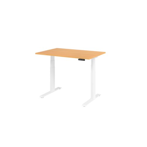 Hammerbacher Schreibtisch Basic 1.200 x 640 x 1.290 x 800 mm (B x H x T) buche