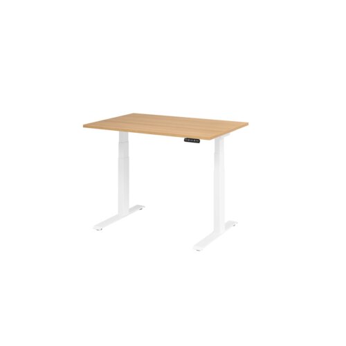 Hammerbacher Schreibtisch Basic 1.200 x 640 x 1.290 x 800 mm (B x H x T) eiche