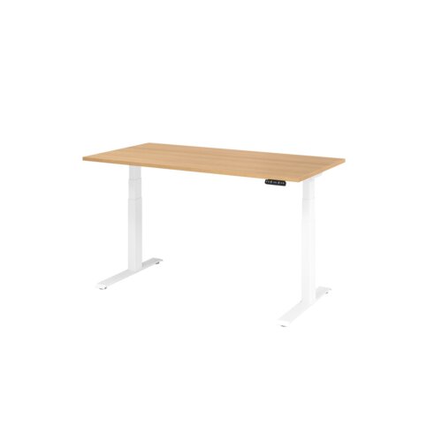 Hammerbacher Schreibtisch Basic 1.600 x 640 x 1.290 x 800 mm (B x H x T) eiche